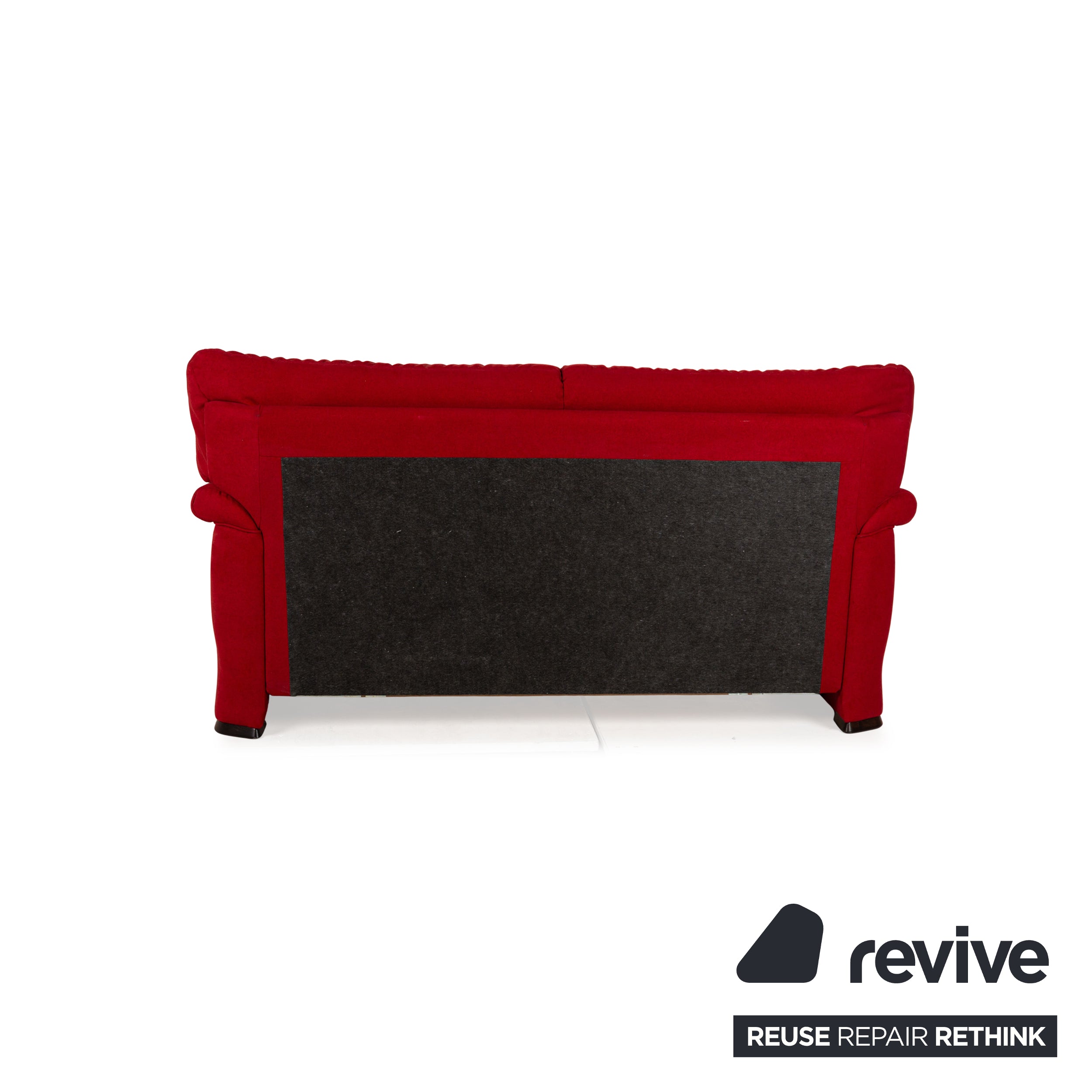 Himolla 2253 Fabric Two-Seater Red Manual Function Sofa Couch