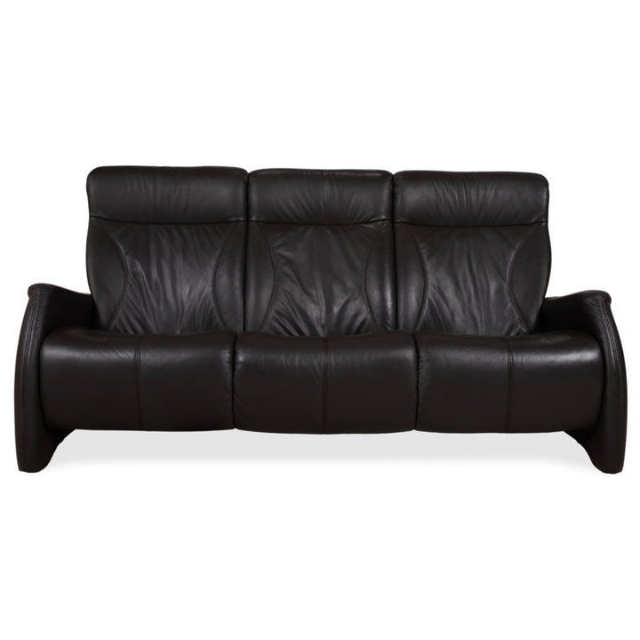 Himolla 4571 Leder Dreisitzer Anthrazit Grau Sofa Couch
