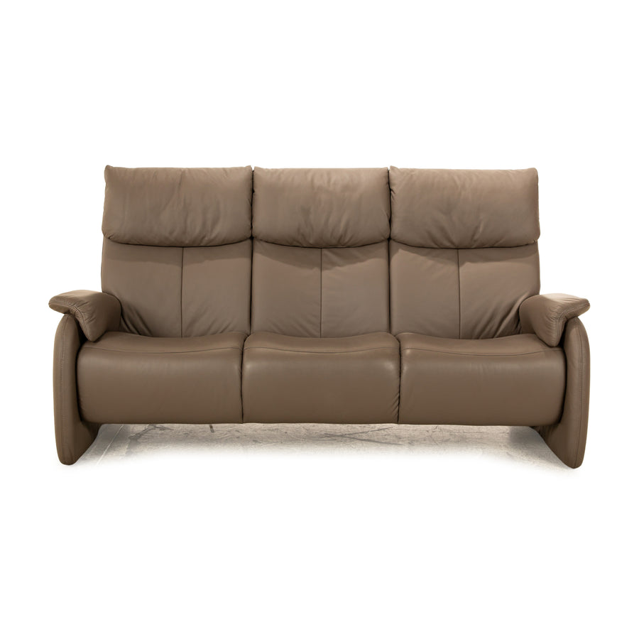 Himolla 4879 Leder Dreisitzer Sofa Braun Couch