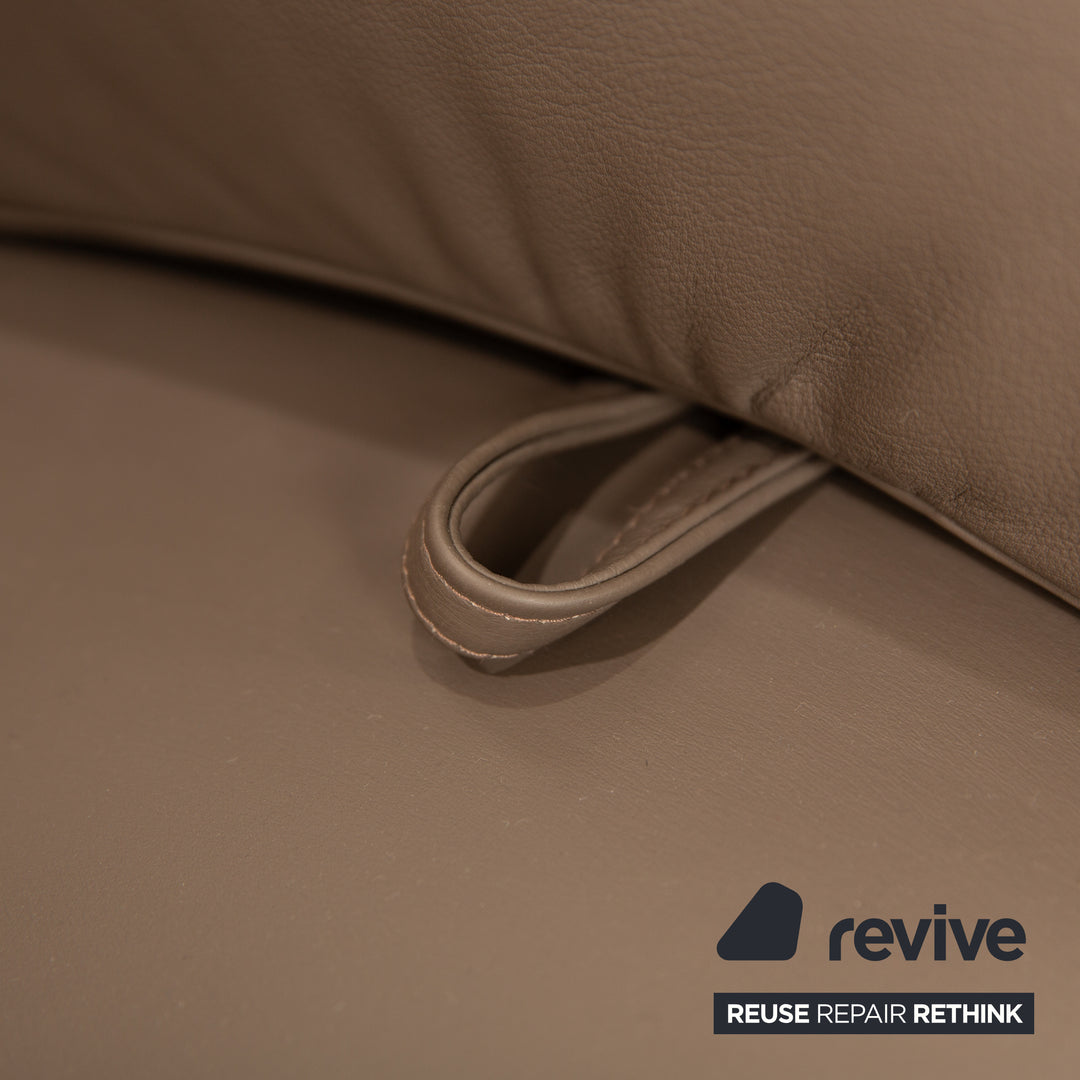 Himolla 4879 leather sofa set brown manual relaxation function two-seater three-seater sofa couch