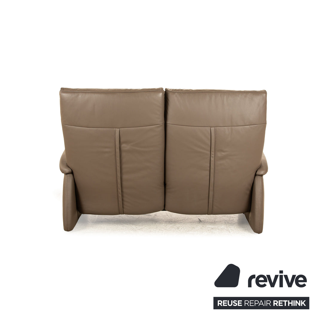 Himolla 4879 Leder Sofa Garnitur Braun manuelle Relaxfunktion Zweisitzer Dreisitzer Sofa Couch