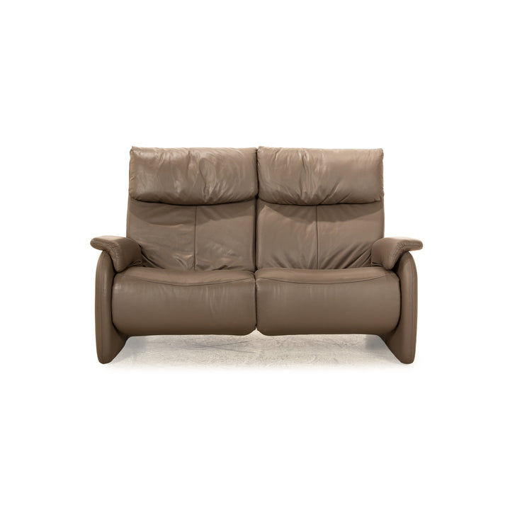 Himolla 4879 Leder Zweisitzer Sofa Braun manuelle Relaxfunktion Couch