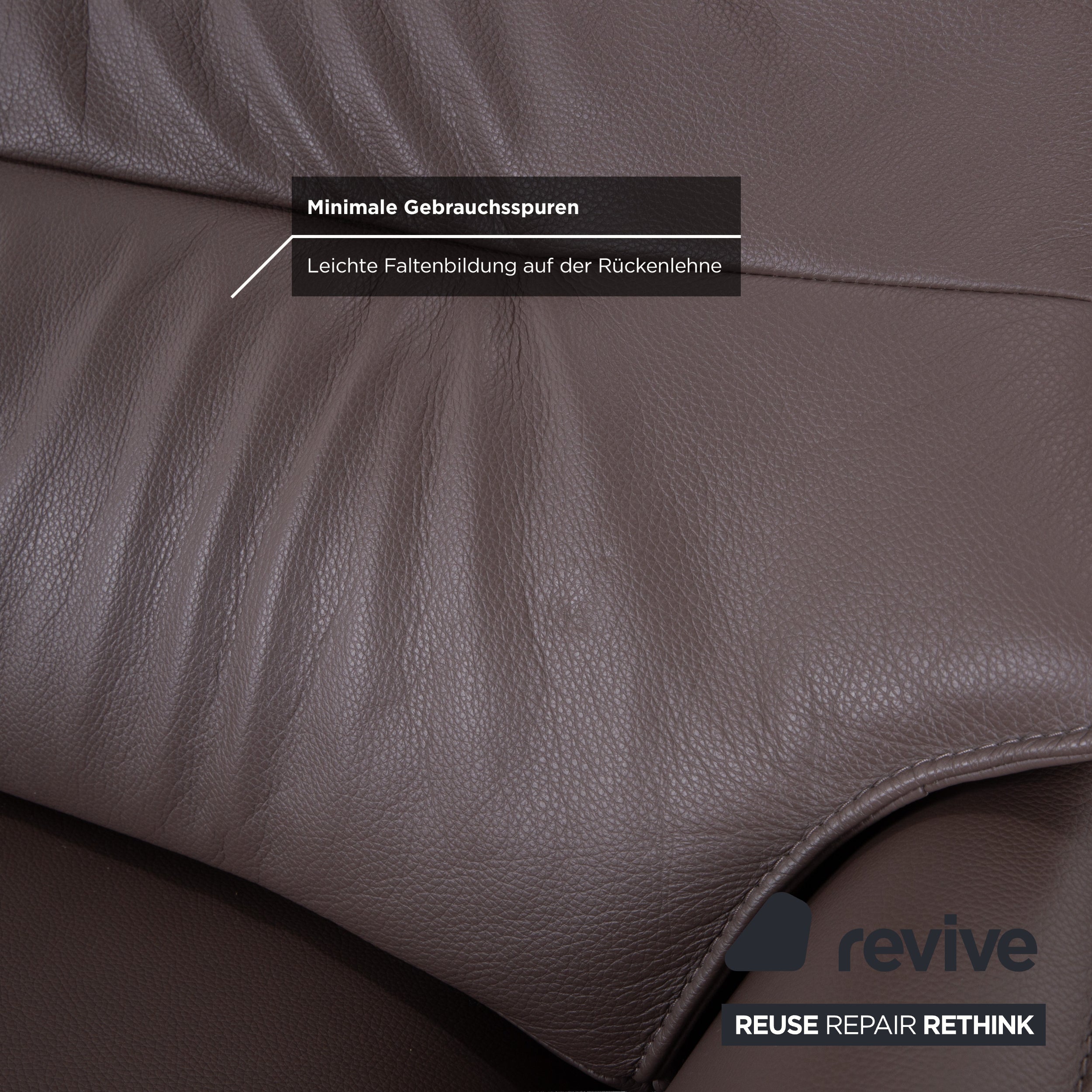 Himolla 4905 Leather Wood Metal Recliner Table Brown Electric Function