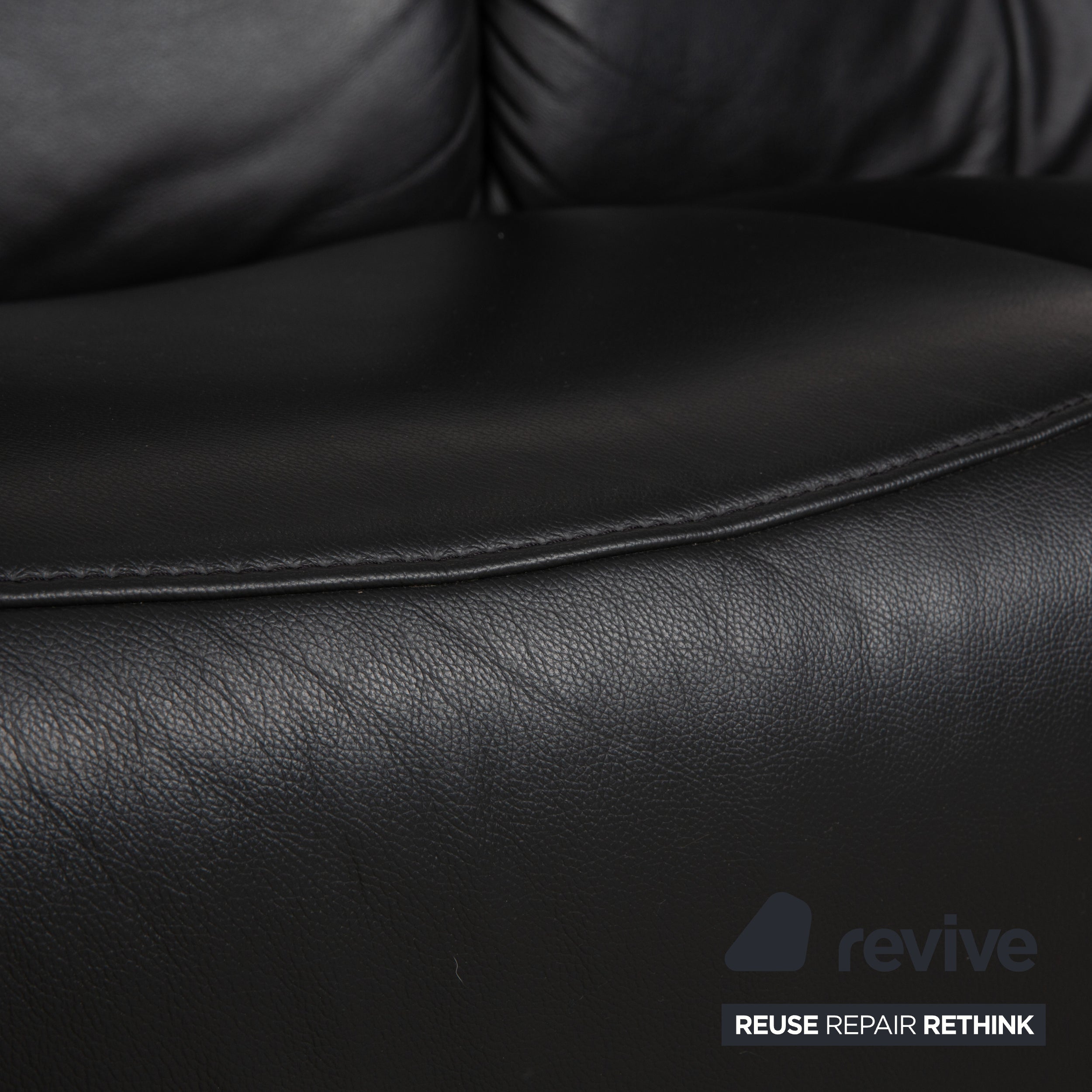 Himolla 4978 Leder Dreisitzer Anthrazit Dunkelgrau Sofa Couch