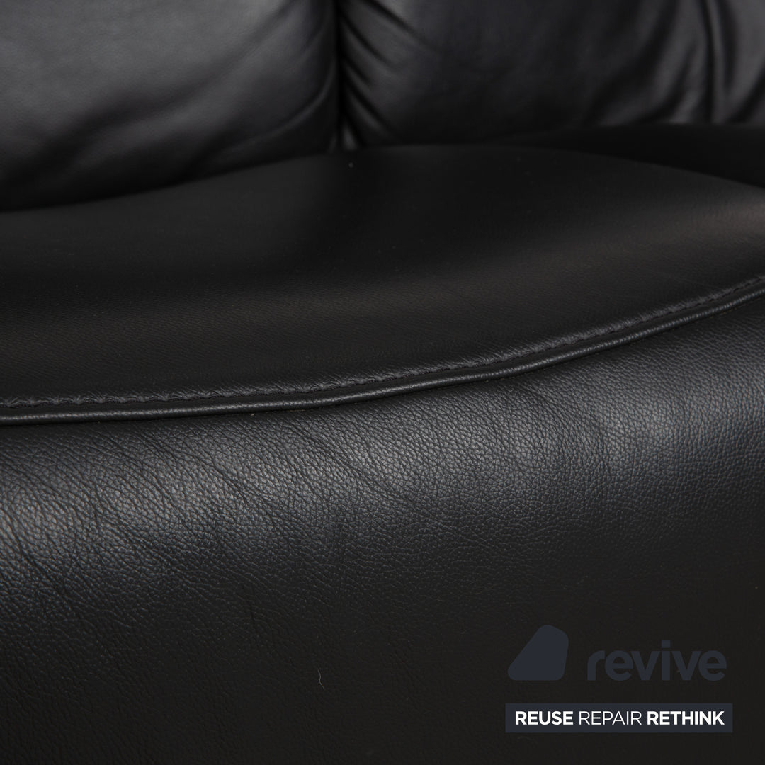 Himolla 4978 Leder Dreisitzer Anthrazit Dunkelgrau Sofa Couch