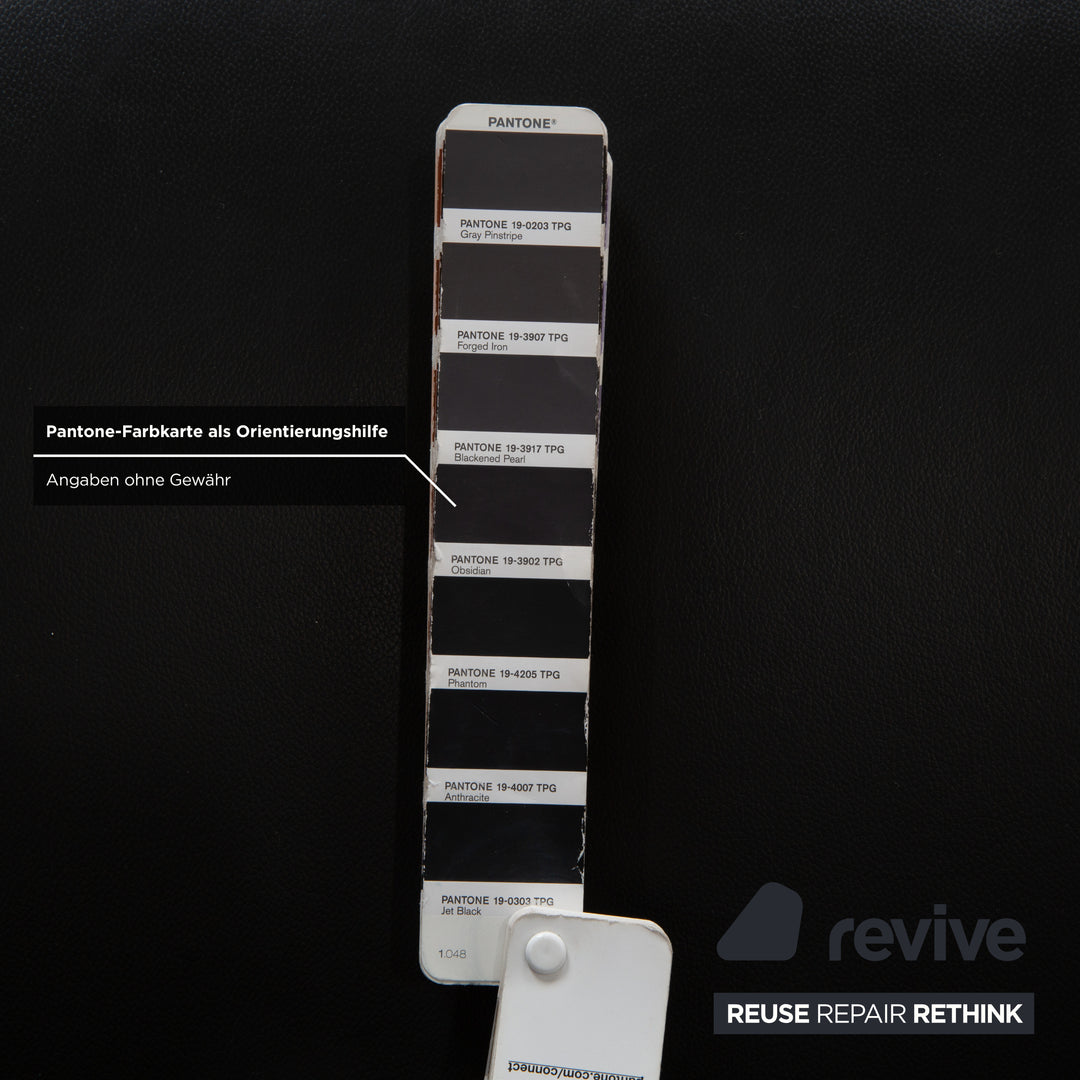 Himolla 4978 Leder Dreisitzer Anthrazit Dunkelgrau Sofa Couch