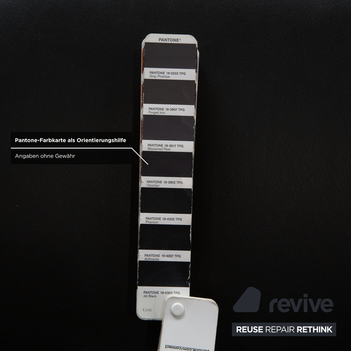 Himolla 4978 Leder Dreisitzer Anthrazit Dunkelgrau Sofa Couch