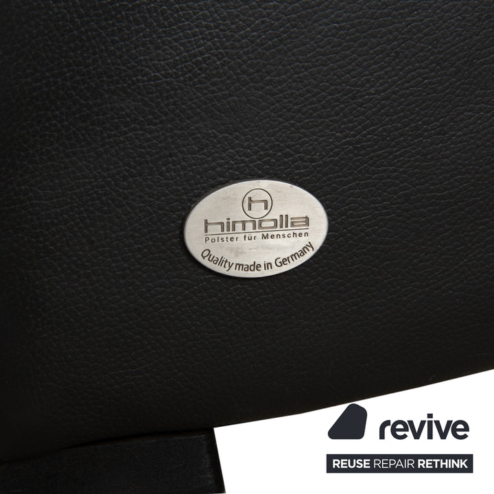Himolla 4978 Leder Garnitur Dreisitzer & Zweisitzer Anthrazit Dunkelgrau manuelle Funktion Sofa Couch