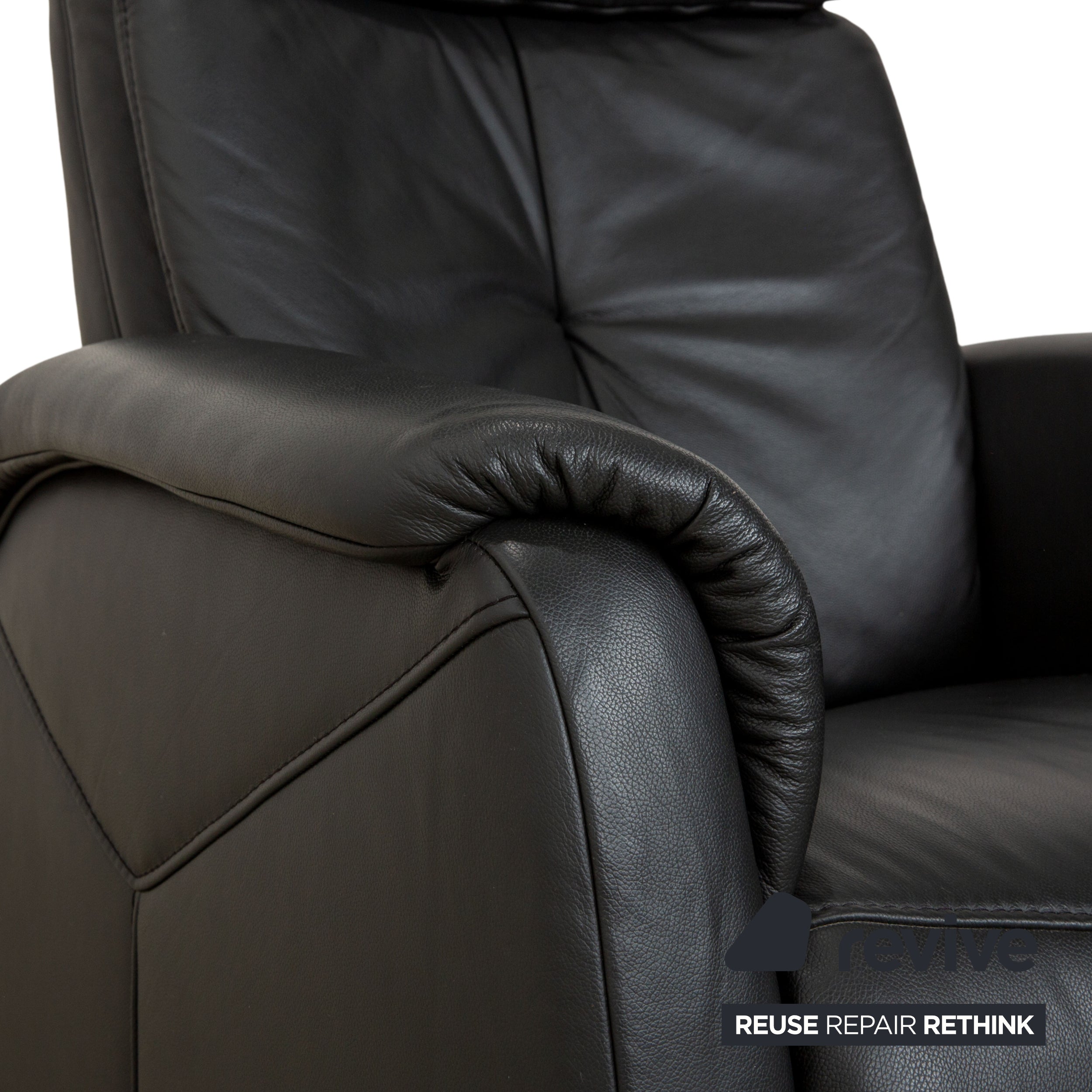 Himolla 4978 Leder Sessel Anthrazit Dunkelgrau manuelle Funktion