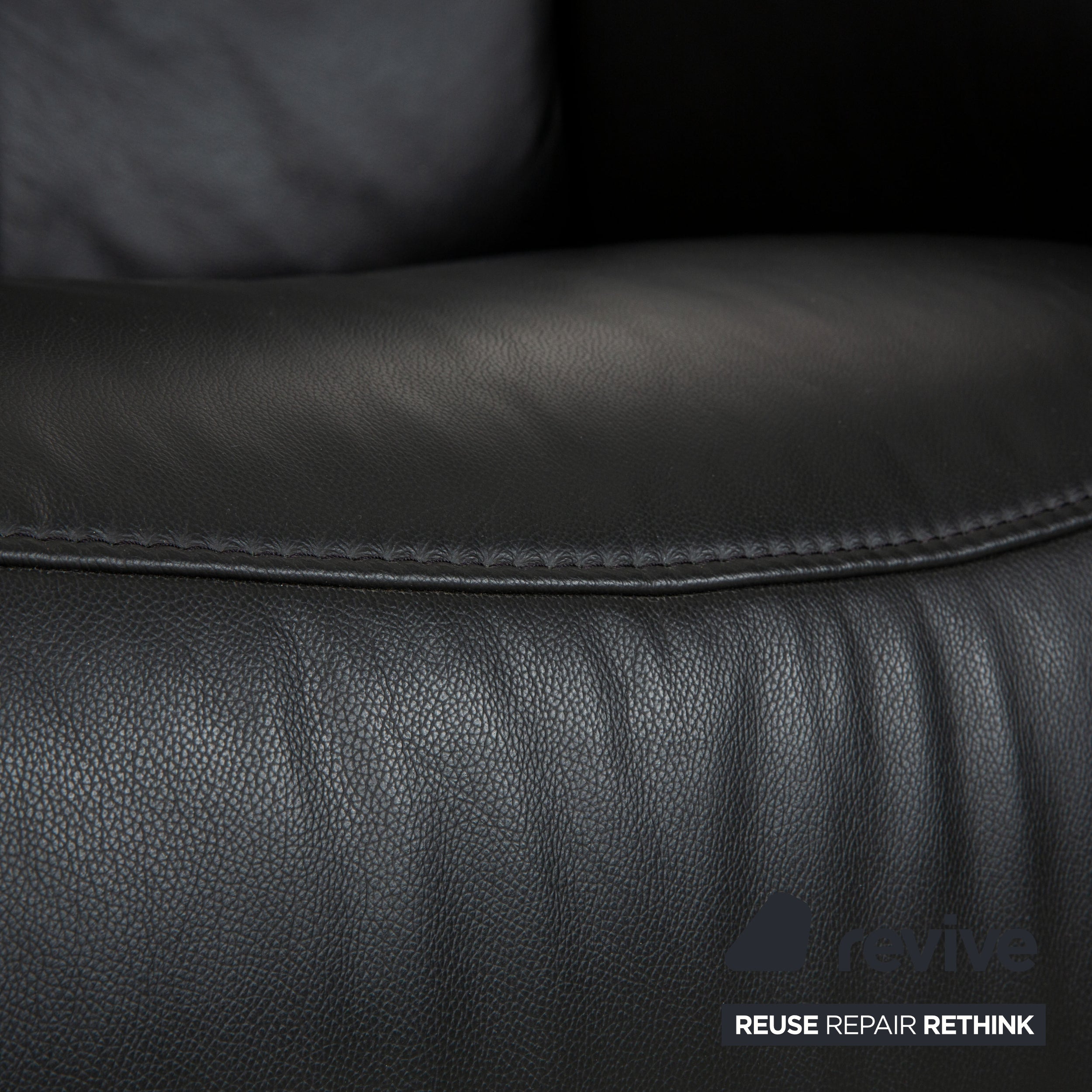 Himolla 4978 Leder Sessel Anthrazit Dunkelgrau manuelle Funktion