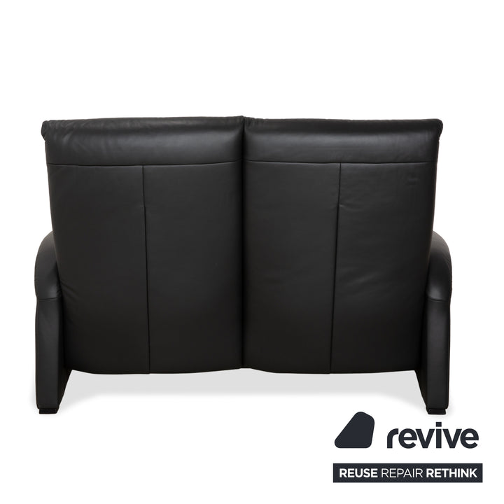 Himolla 4978 Leder Zweisitzer Anthrazit Dunkelgrau manuelle Funktion Sofa Couch
