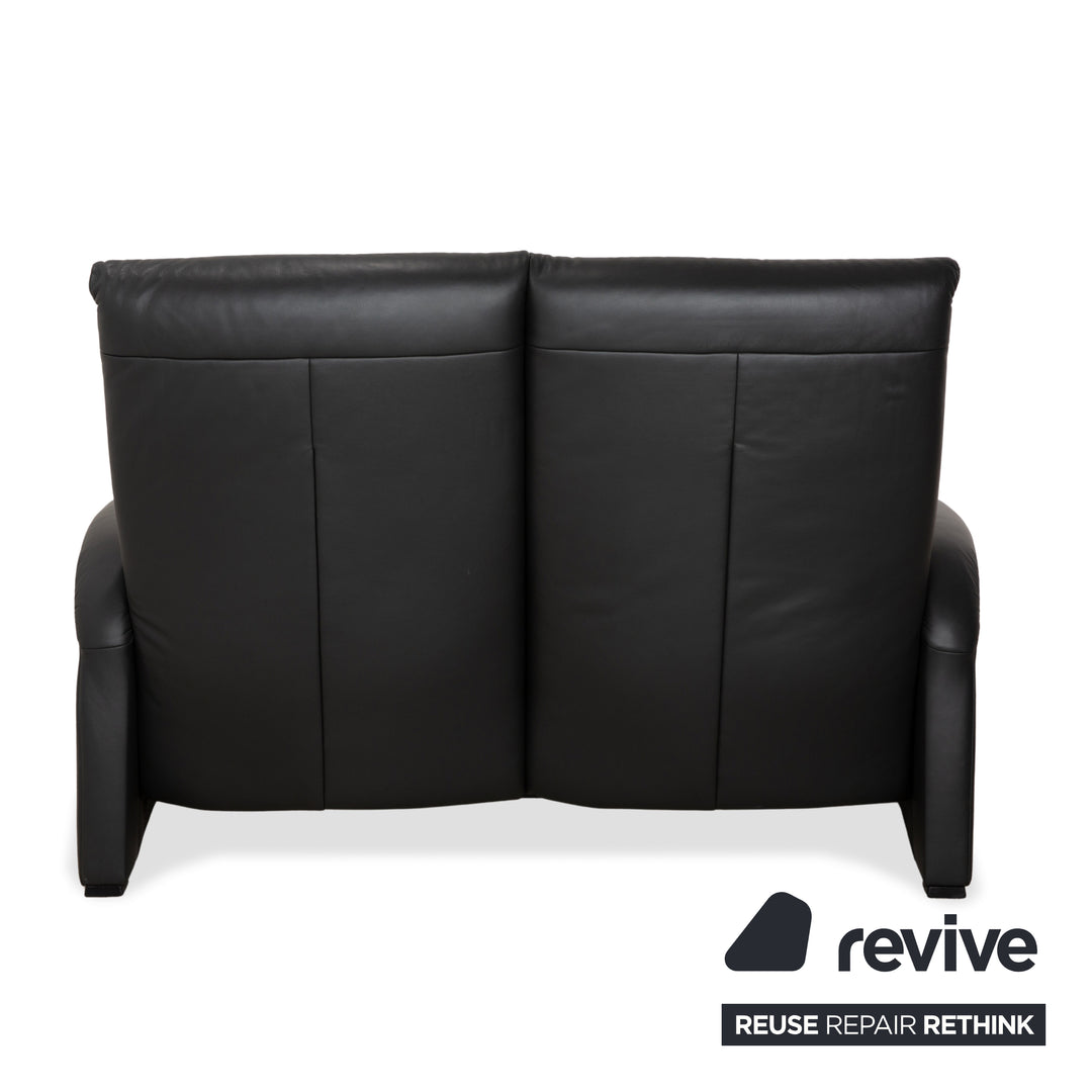 Himolla 4978 Leder Zweisitzer Anthrazit Dunkelgrau manuelle Funktion Sofa Couch