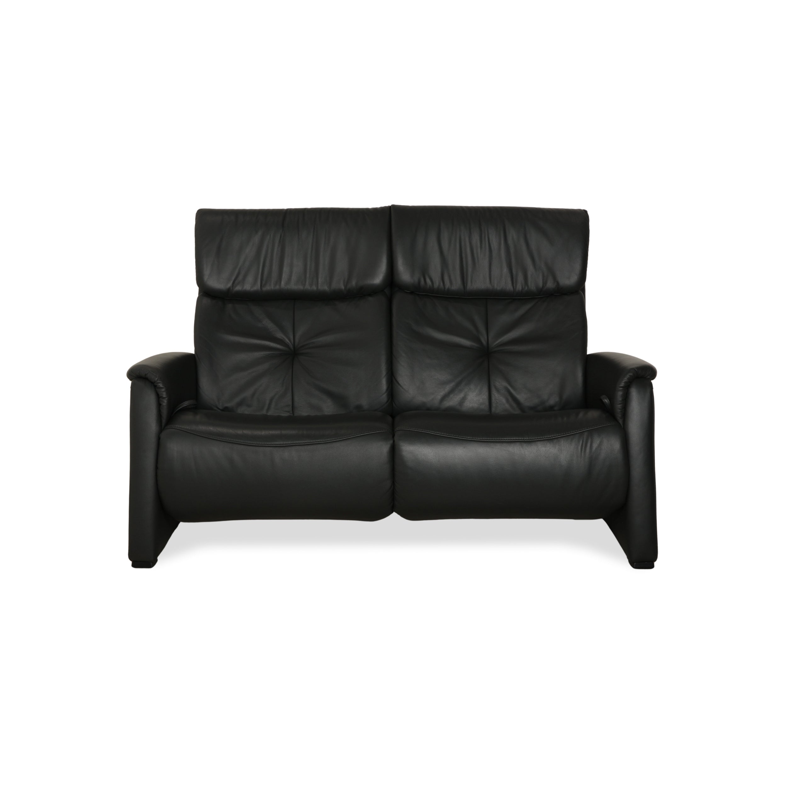 Himolla 4978 Leder Zweisitzer Anthrazit Dunkelgrau manuelle Funktion Sofa Couch