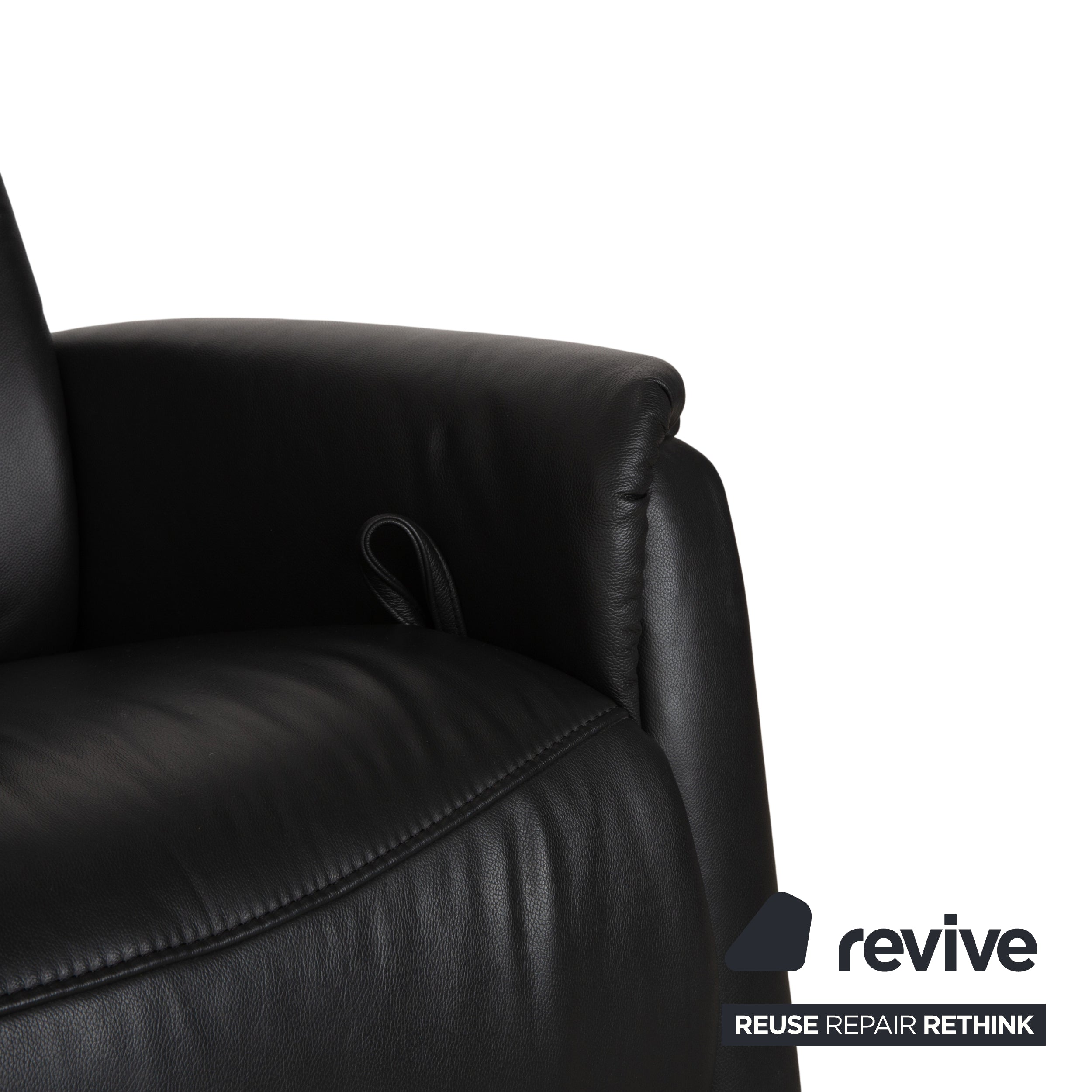 Himolla 4978 Leder Zweisitzer Anthrazit Dunkelgrau manuelle Funktion Sofa Couch