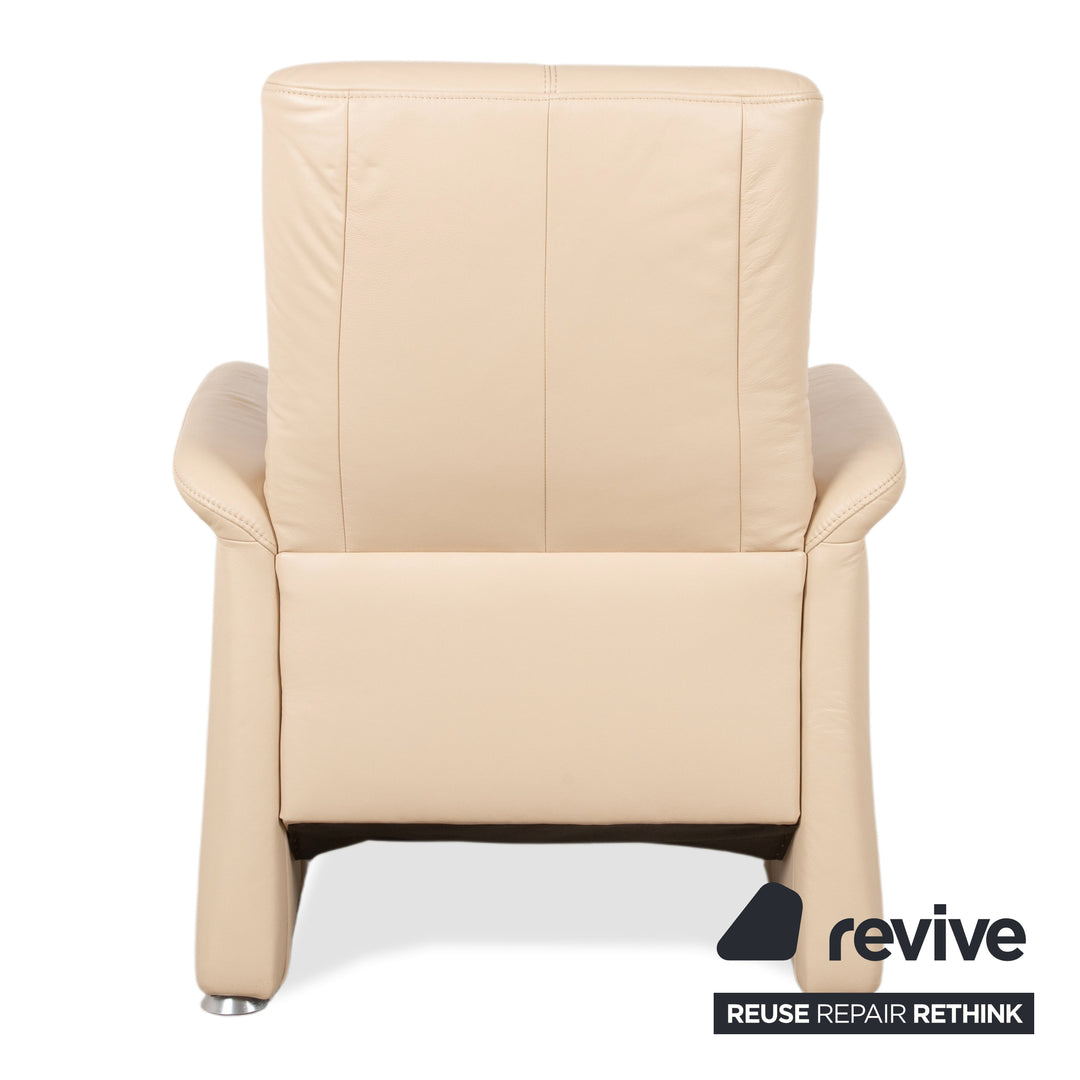 Himolla 6001 Leder Sessel Creme Beige Sand manuelle Funktion
