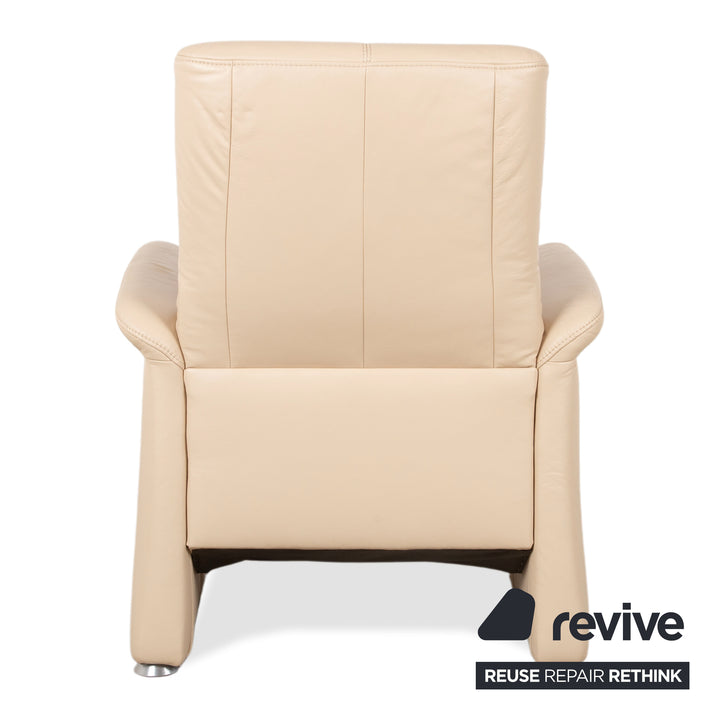 Himolla 6001 Leder Sessel Creme Beige Sand manuelle Funktion