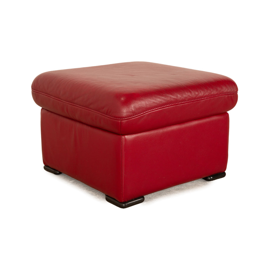 Himolla 8343 Leather Stool Wine Red