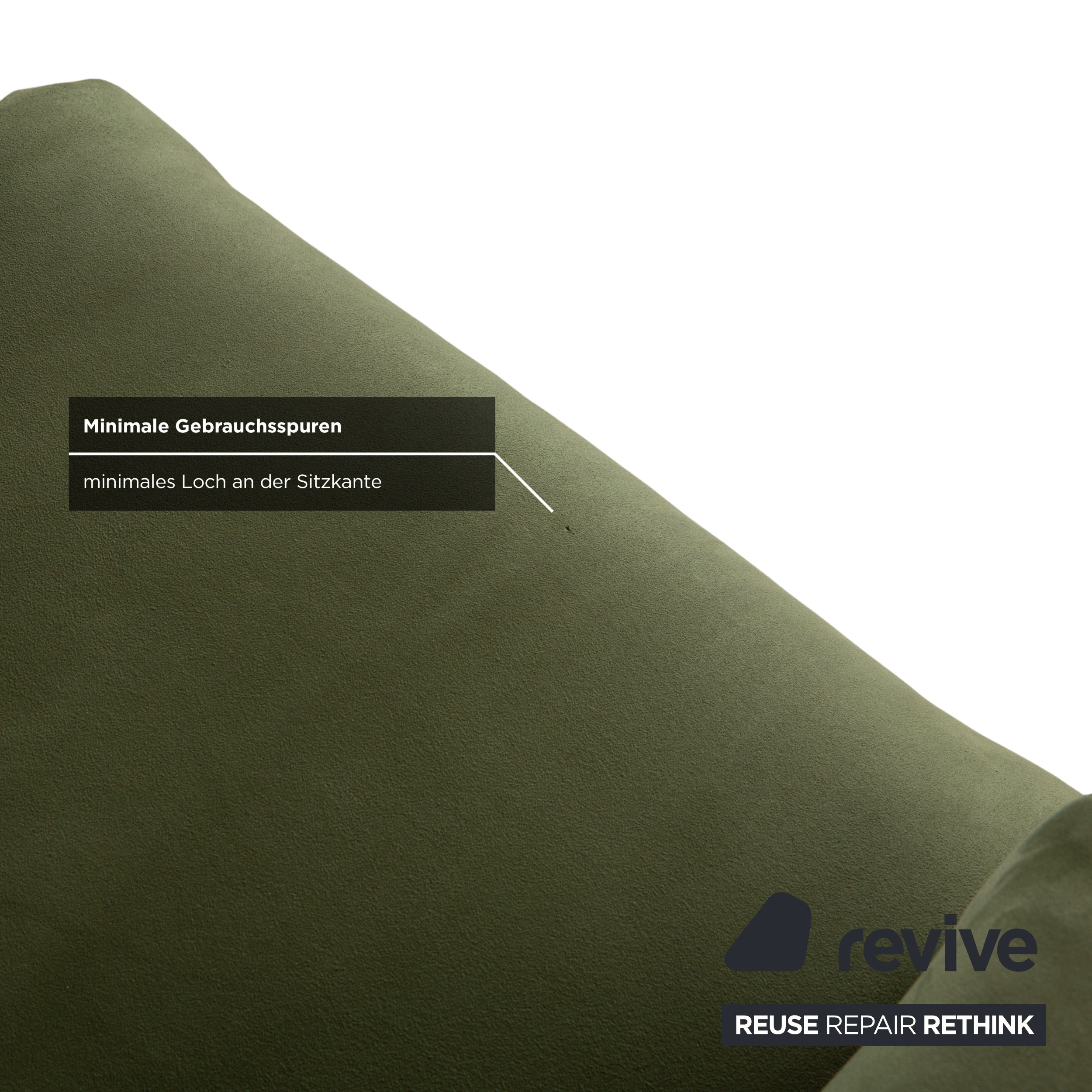 Himolla Cumulus fabric armchair, green/olive, electric function, lift-up assistance, reclining function