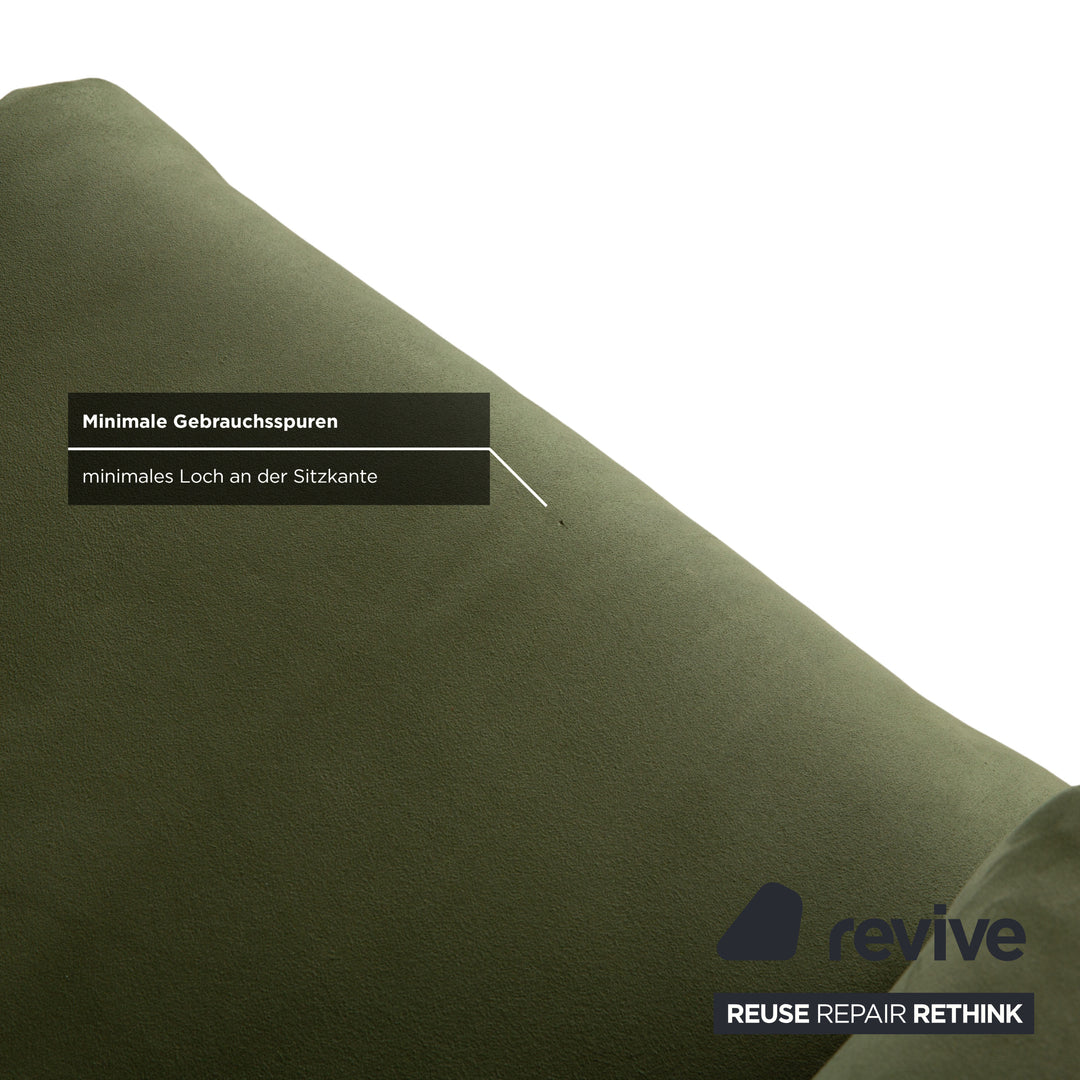 Himolla Cumulus fabric armchair, green/olive, electric function, lift-up assistance, reclining function