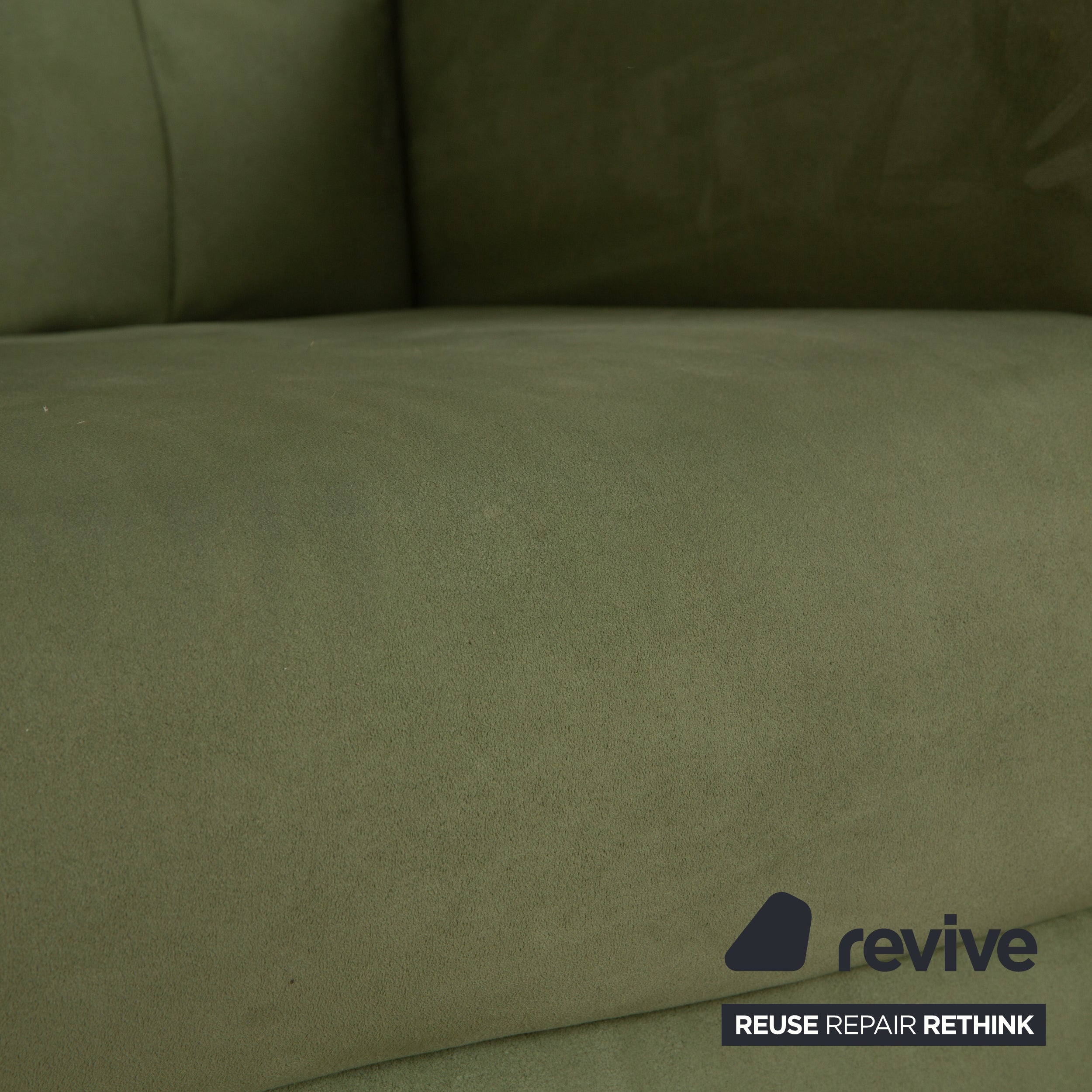 Himolla Cumulus fabric armchair, green/olive, electric function, lift-up assistance, reclining function