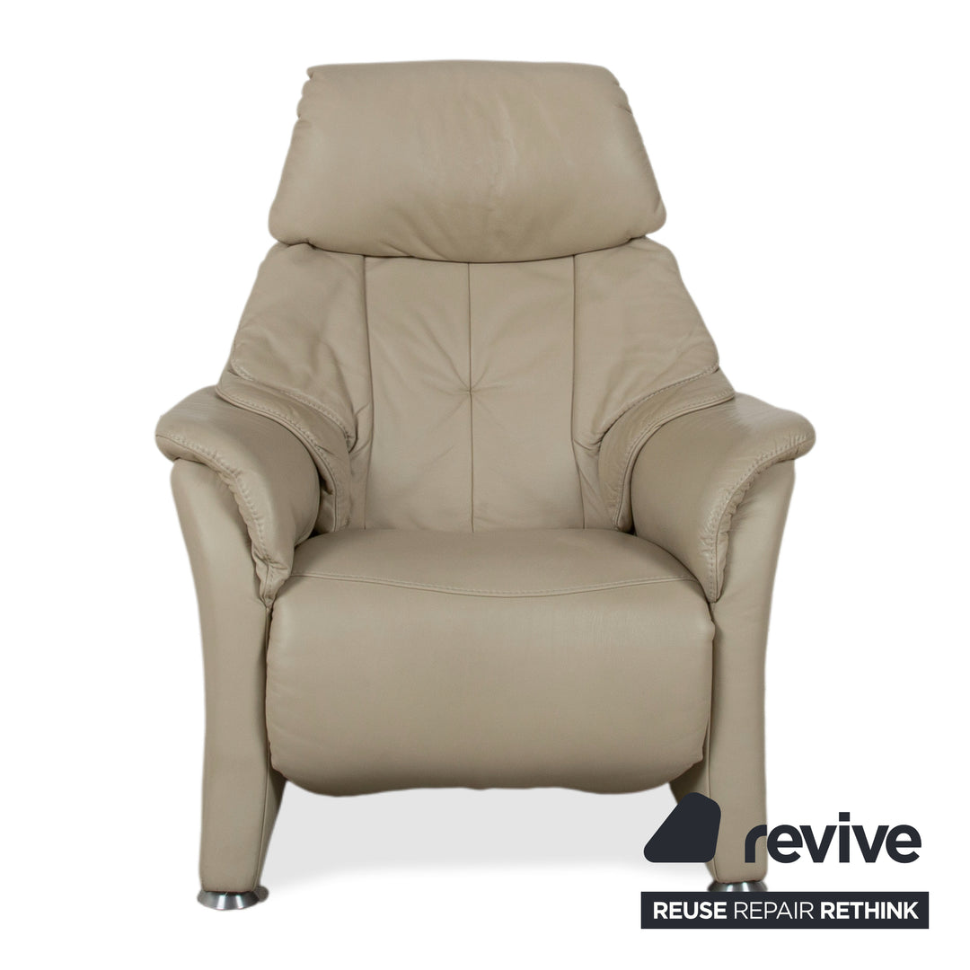 Himolla Cumuly 4215 Ensemble cuir 2x fauteuils gris avec fonction relax manuelle