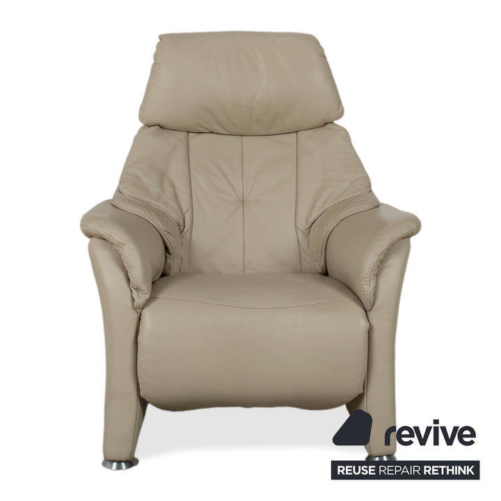 Himolla Cumuly 4215 Ensemble cuir 2x fauteuils gris avec fonction relax manuelle