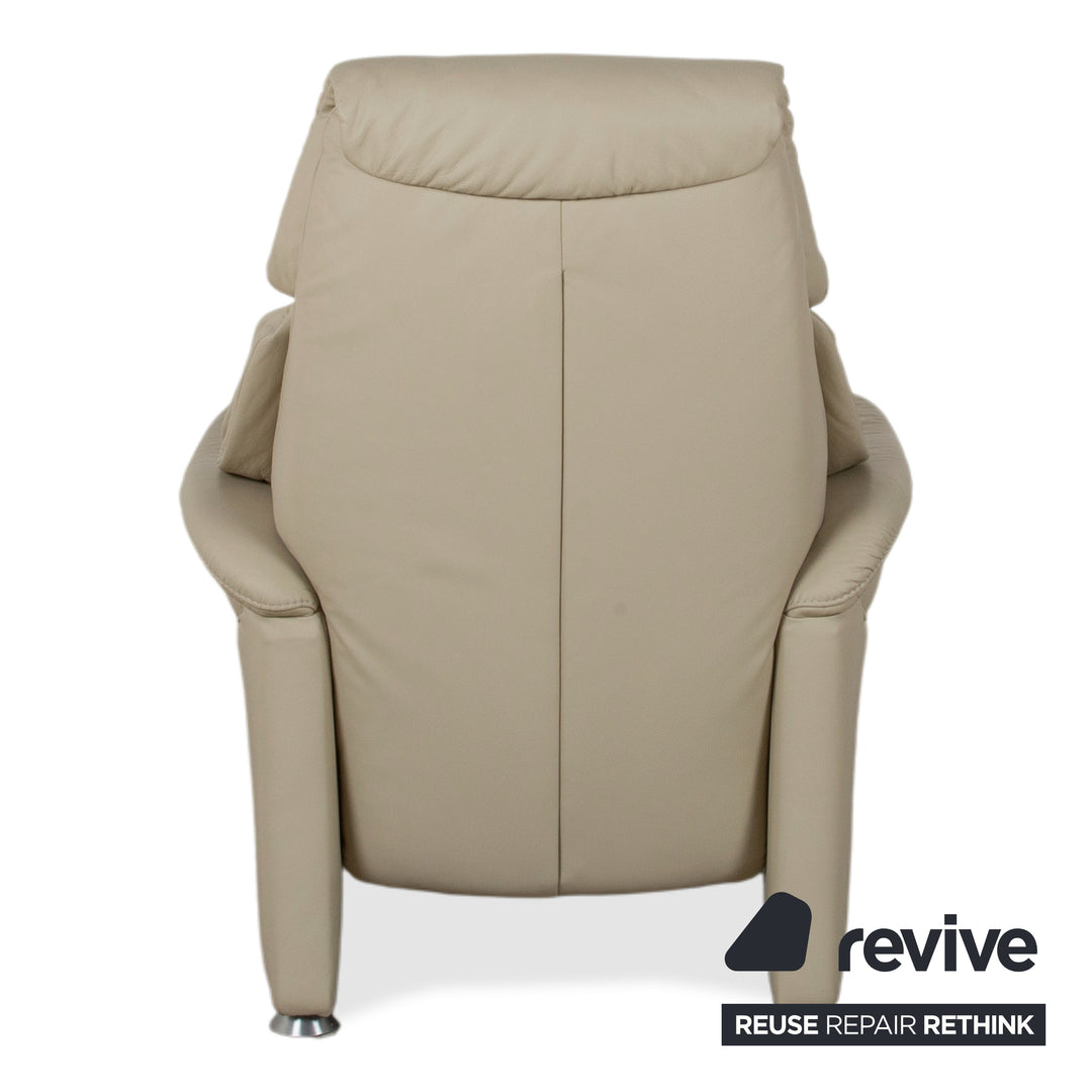 Himolla Cumuly 4215 Ensemble cuir 2x fauteuils gris avec fonction relax manuelle
