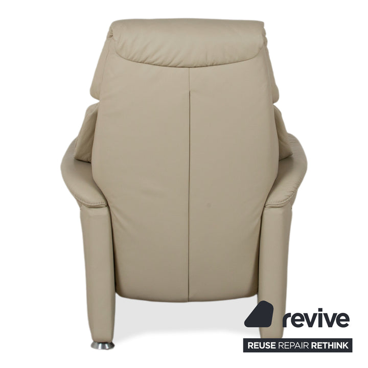 Himolla Cumuly 4215 Ensemble cuir 2x fauteuils gris avec fonction relax manuelle