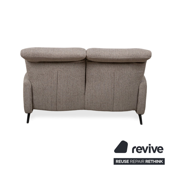 Himolla Cumuly 4711 Stoff Zweisitzer Grau Taupe Sofa Couch manuelle Funktion