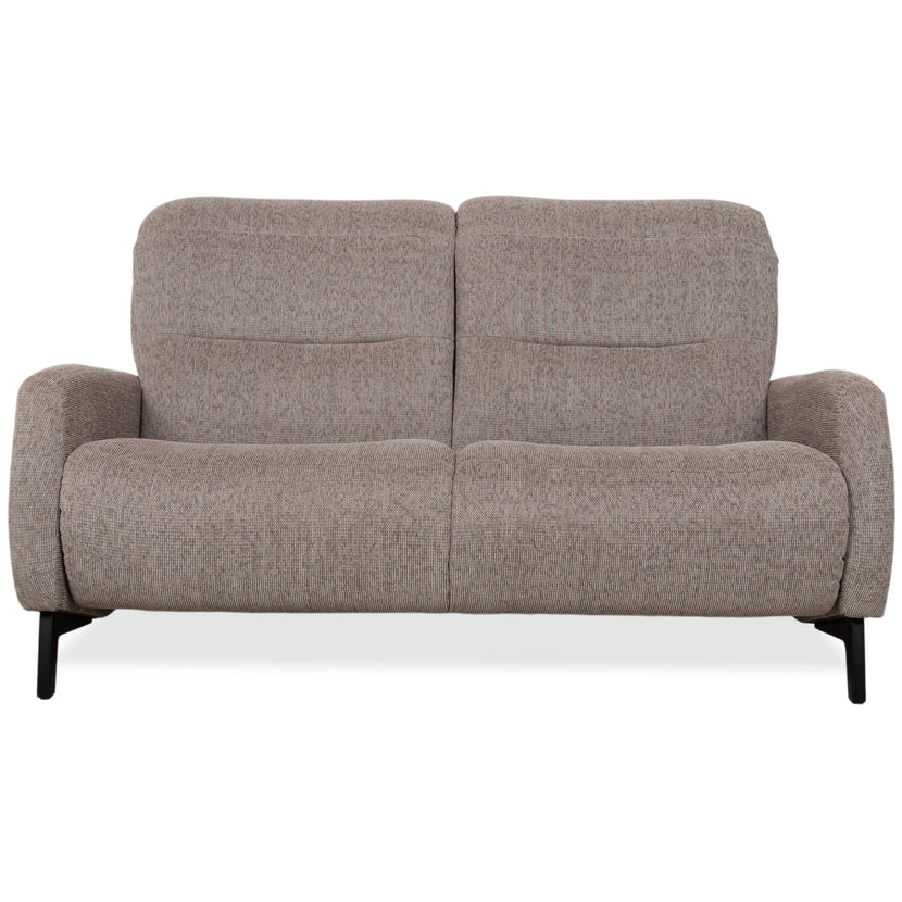 Himolla Cumuly 4711 Fabric Two-Seater Grey Taupe Sofa Couch Manual Function