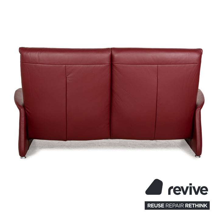 Himolla Cumuly Leder Dreisitzer Rot Dunkelrot Sofa Couch