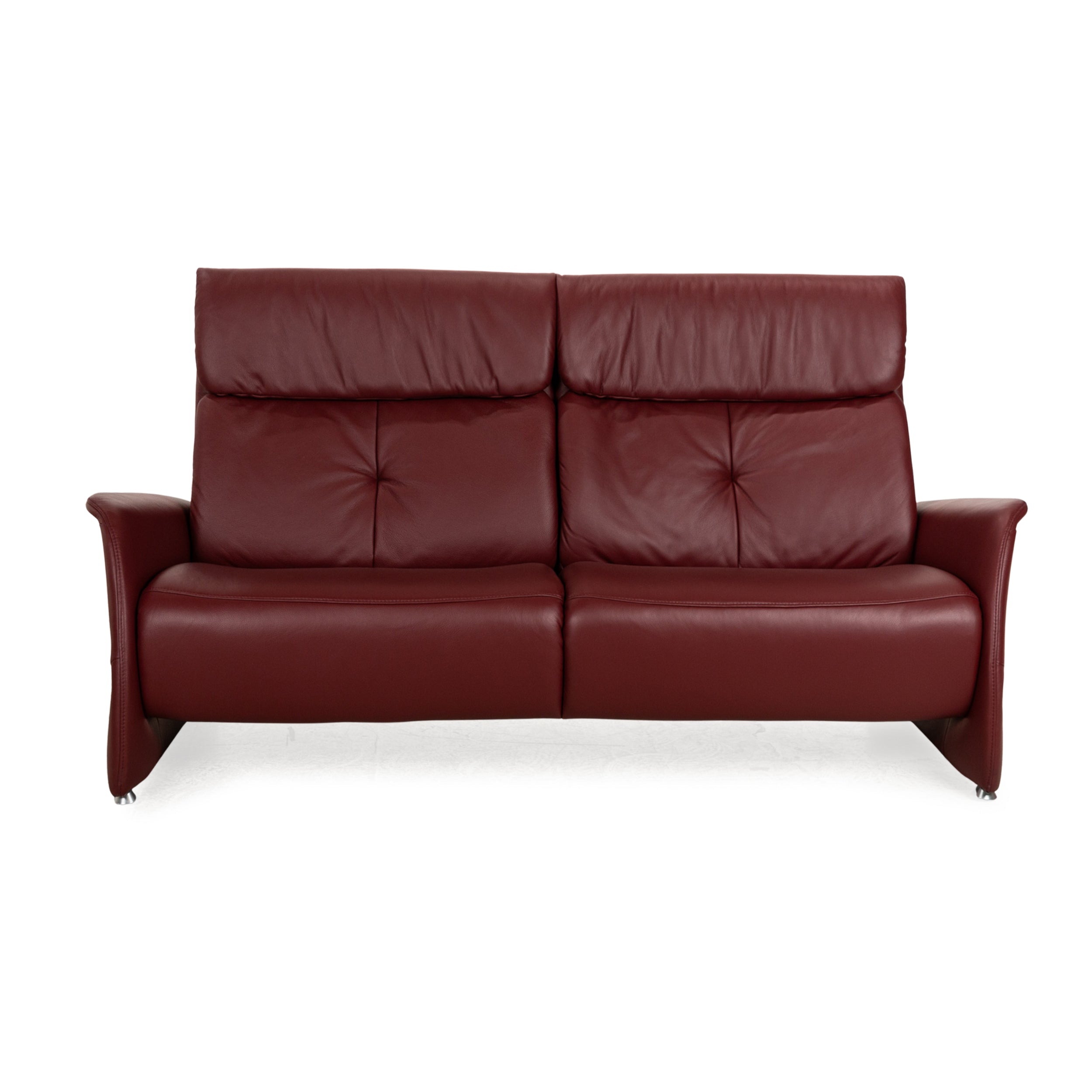 Himolla Cumuly Leder Dreisitzer Rot Sofa Couch