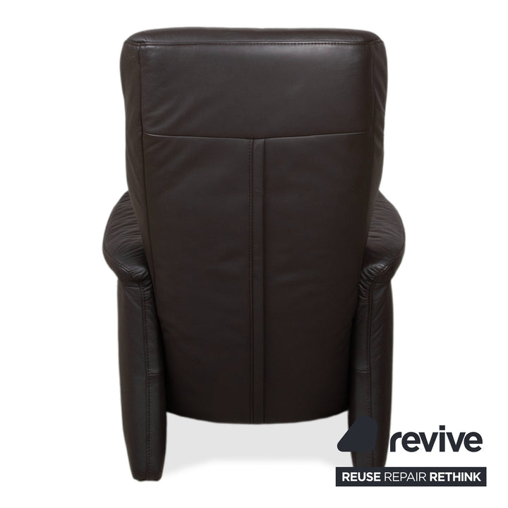 Himolla Cumuly Leder Sessel Anthrazit Grau manuelle Funktion Relaxfunktion