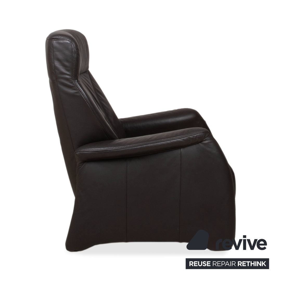 Himolla Cumuly Leder Sessel Anthrazit Grau manuelle Funktion Relaxfunktion