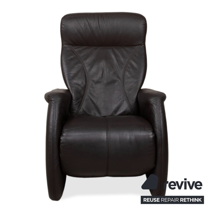 Himolla Cumuly Leder Sessel Anthrazit Grau manuelle Funktion Relaxfunktion