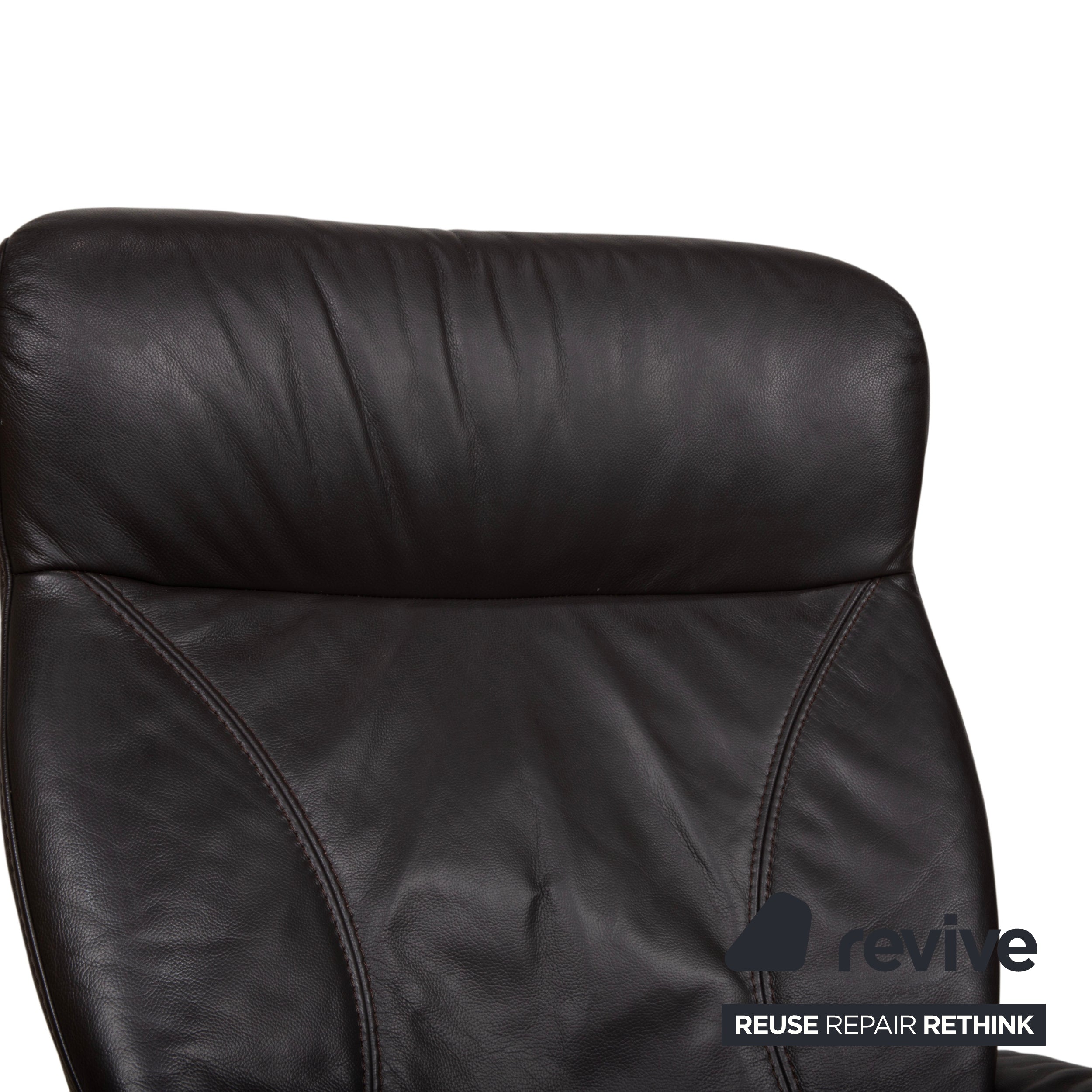 Himolla Cumuly Leder Sessel Anthrazit Grau manuelle Funktion Relaxfunktion