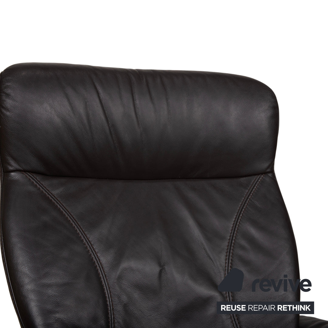 Himolla Cumuly Leder Sessel Anthrazit Grau manuelle Funktion Relaxfunktion