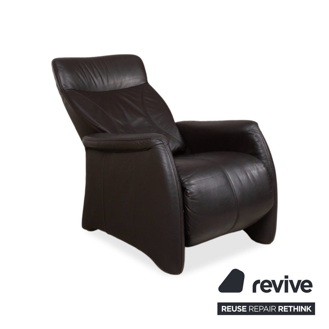 Himolla Cumuly Leder Sessel Anthrazit Grau manuelle Funktion Relaxfunktion