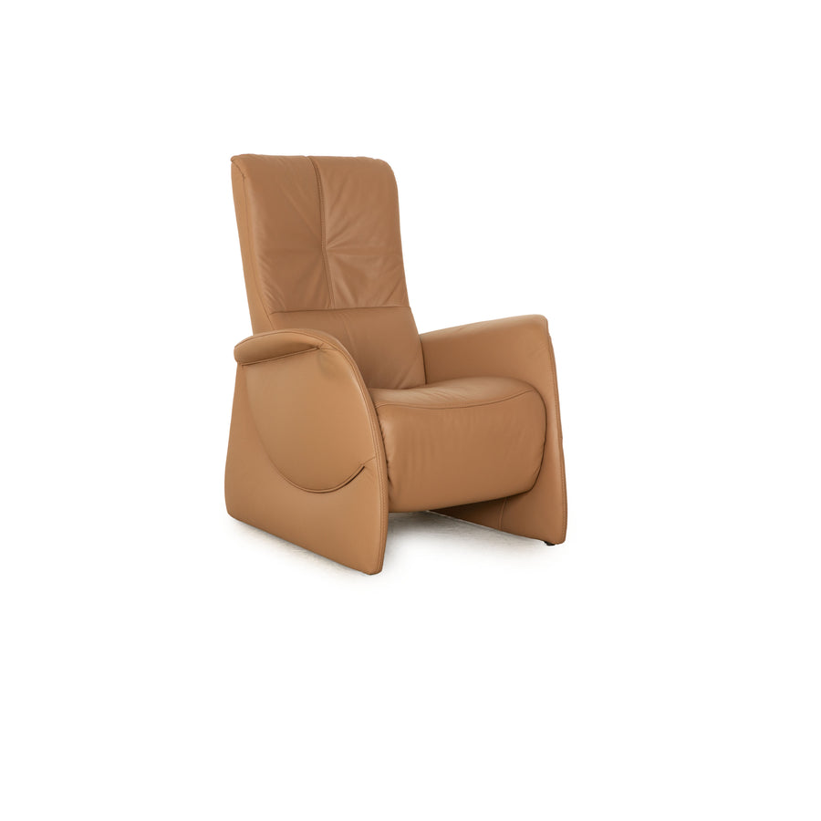 Himolla Cumuly Leather Armchair Brown