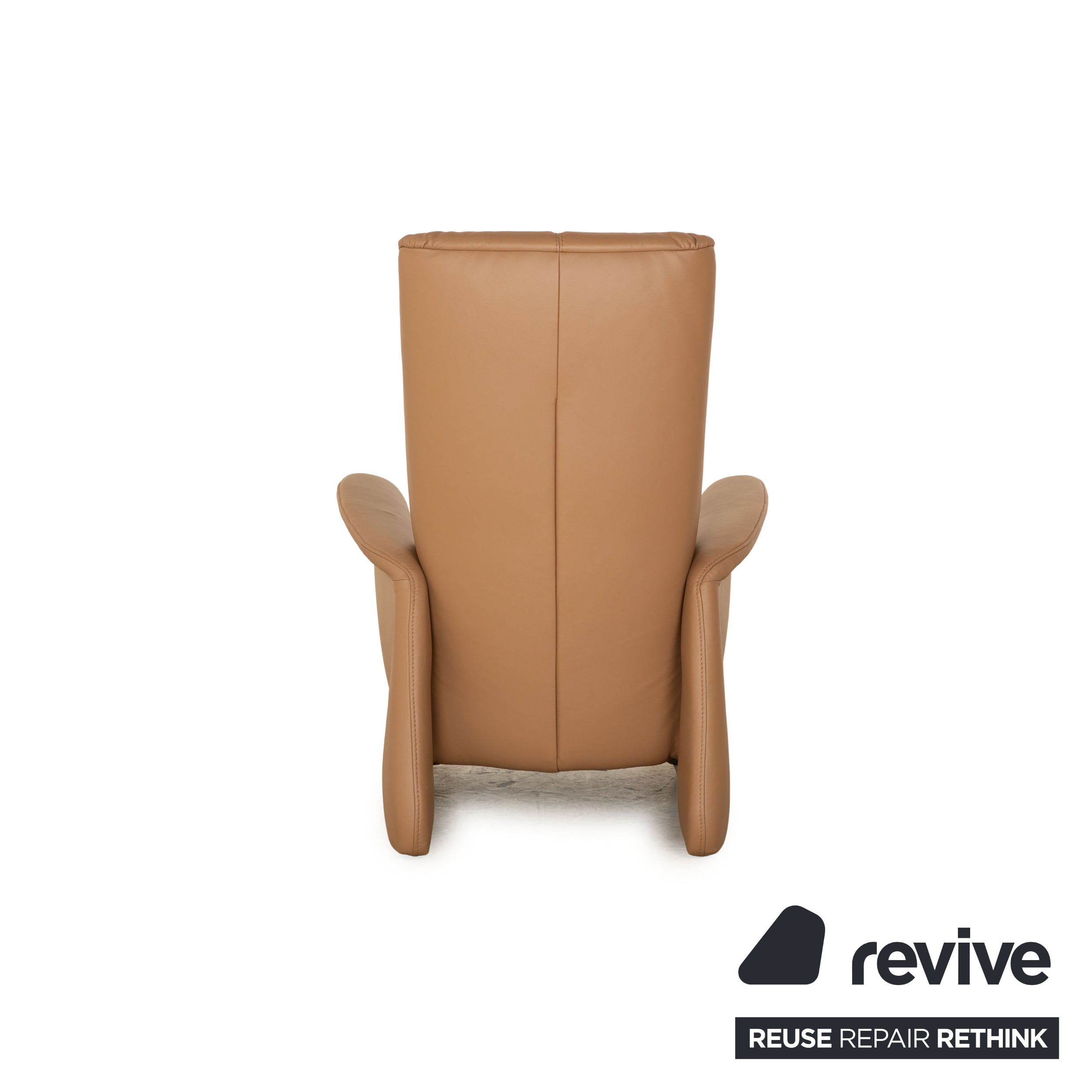 Fauteuil en cuir Himolla Cumuly marron
