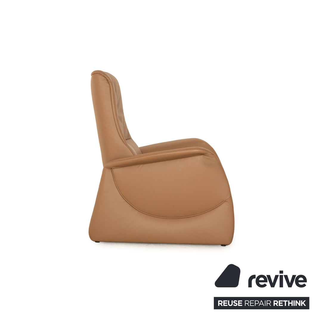Himolla Cumuly Leather Armchair Brown