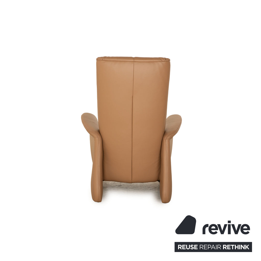 Himolla Cumuly Leather Armchair Brown