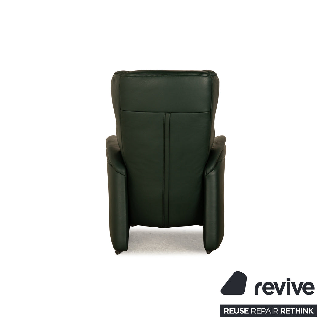 Himolla Cumuly Leather Armchair Green Dark Green