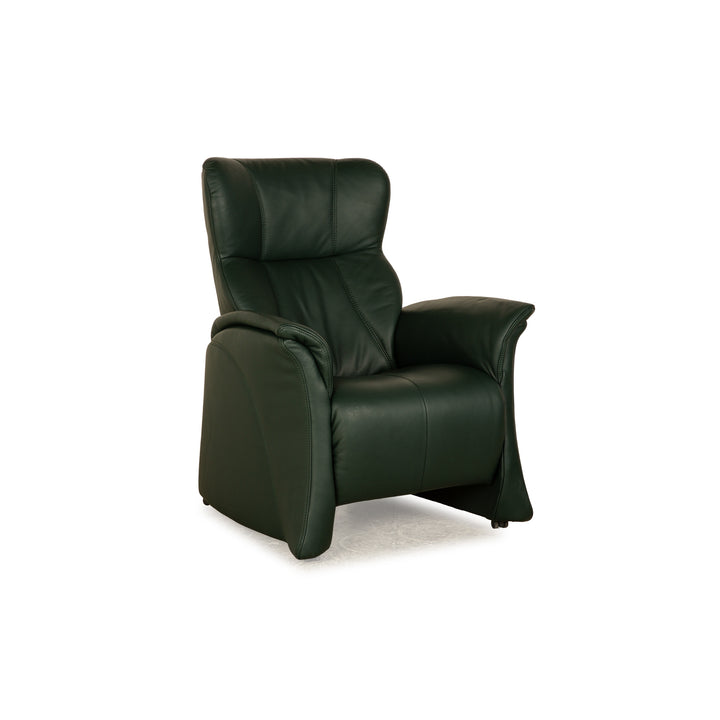 Himolla Cumuly Leather Armchair Green Dark Green