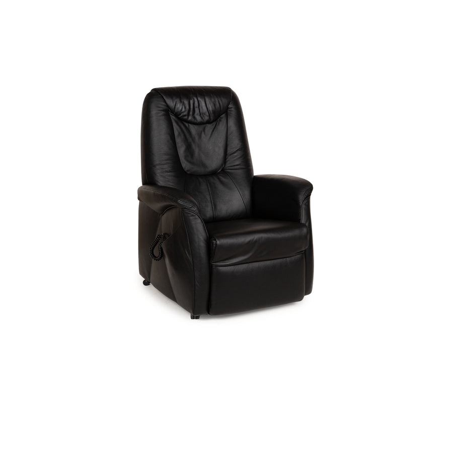 Himolla Cumuly Leather Armchair Black electric function