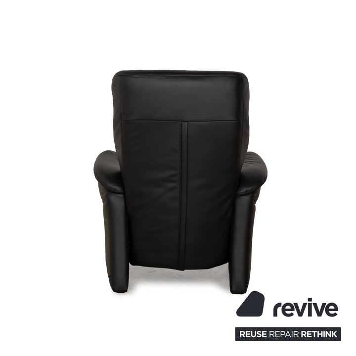 Himolla Cumuly Leather Armchair Black manual function