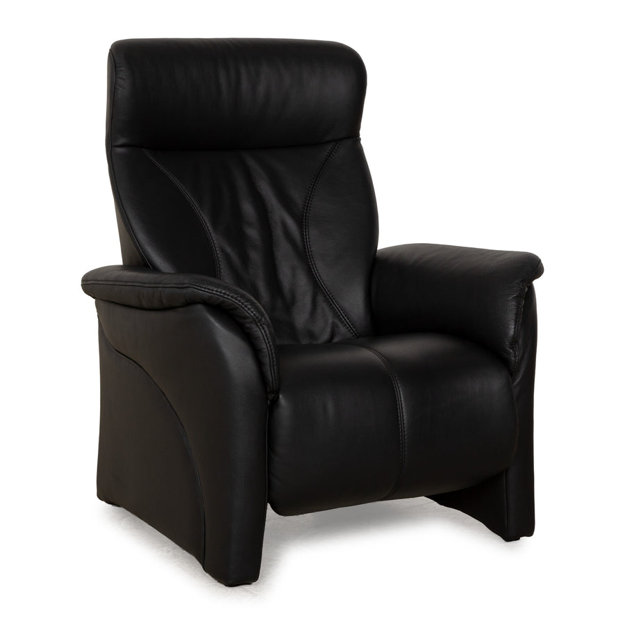Himolla Cumuly Leather Armchair Black manual function