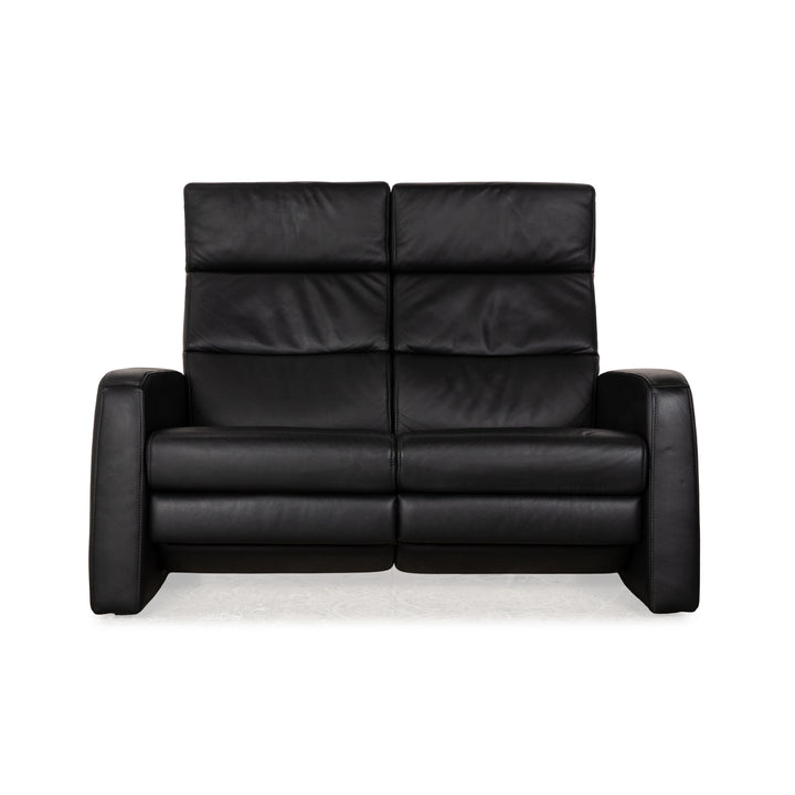 Himolla Cumuly Leder Zweisitzer Dunkelblau manuelle Funktion Sofa Couch