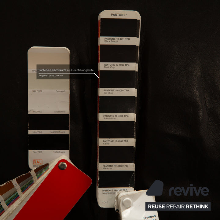 Himolla Cumuly Leather Two Seater Black Manual Function Sofa Couch