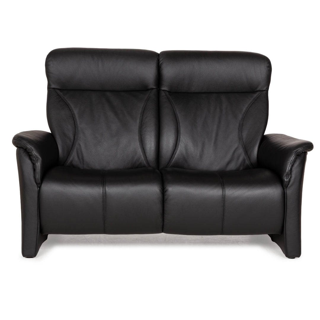 Himolla Cumuly Leder Zweisitzer Schwarz Sofa Couch